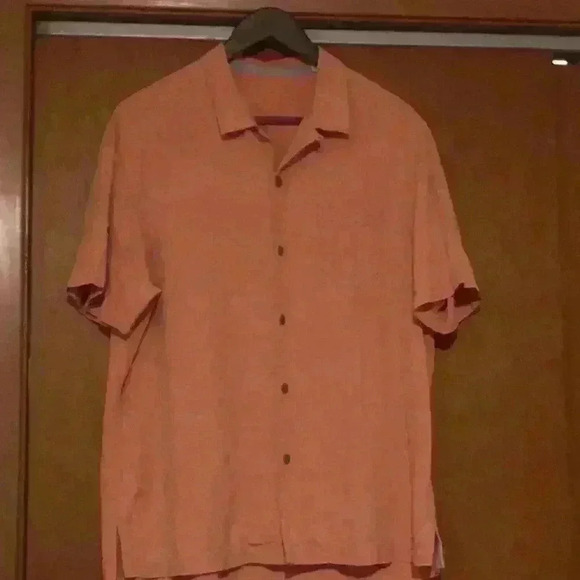 Tommy Bahama 100%‎ Silk Shirt Size Large - Picture 1 of 9